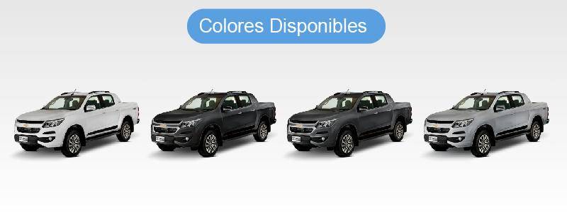 Colores Disponibles Chevrolet S10 2020 | Plan 84 Autos