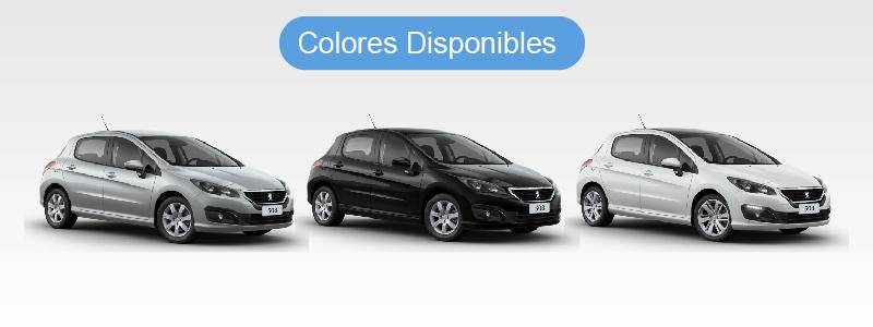 Consultar por Colores Disponibles Peugeot 308 Plan 84 Autos