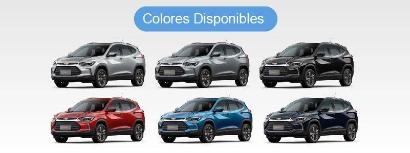 Colores Disponibles Chevrolet Tracker FWD Premier MT Plan 84 Autos