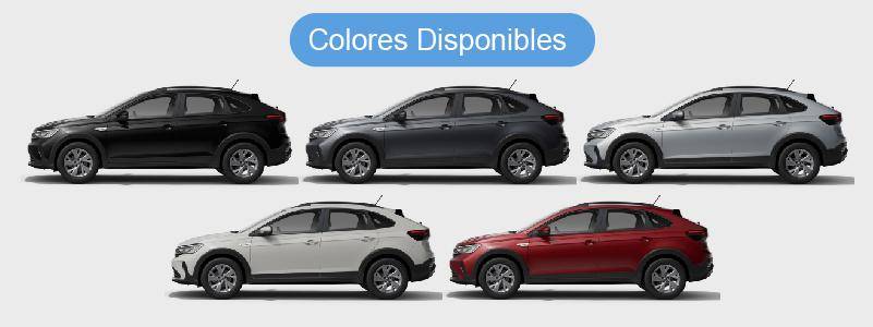 Colores Disponibles Nuevo Nivus