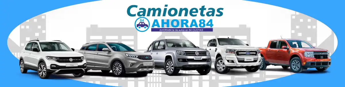 Plan 84 camionetas en cuotas